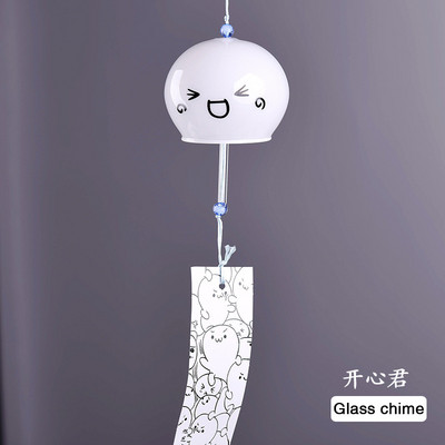 Japāņu vēja zvans Japānas vēja zvani ar rokām darināti stikla mēbeles mājas dekori Spa virtuves biroja dekori Sakuras ķiršu ziedu raksts