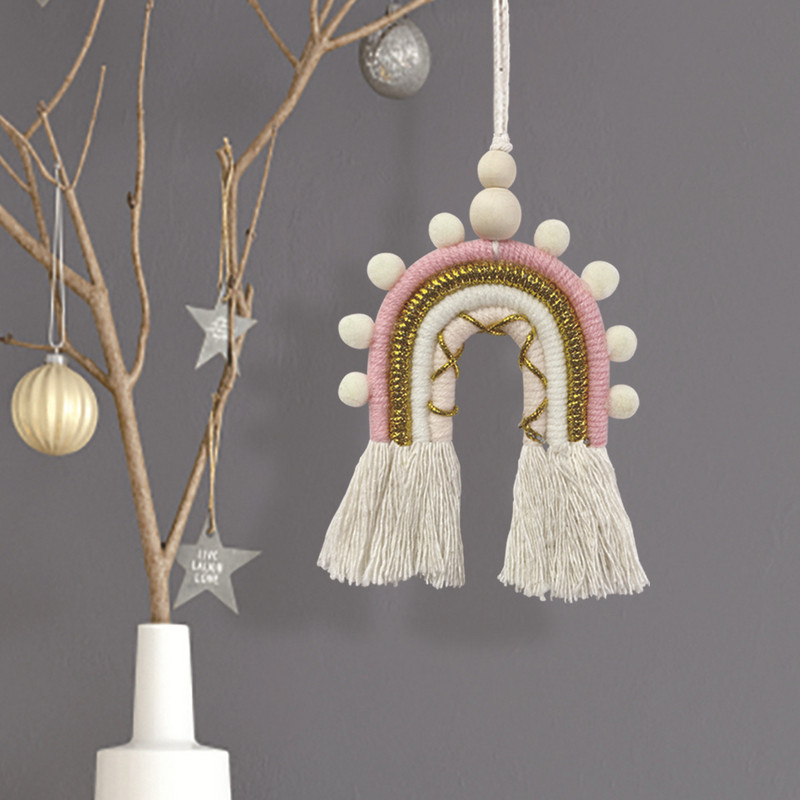 Ziemeļvalstu mākoņu varavīksnes pušķi sienu tapsējumu dekorēšana meitenēm guļamistabā piekarināms kulons bērnu gultiņai telts piekarināms rotaļlietu kulons