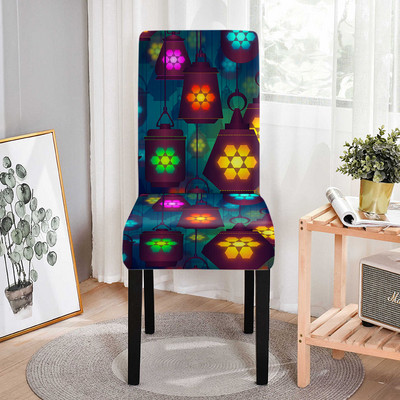 1 gab. Ziedu krēsla pārvalks Augu sēdekļa pārvalks Ēdamistabas krēsli Biroja krēsla aizsarg futrālis kāzām viesnīcas banketiem mājas dekorācijas sillas