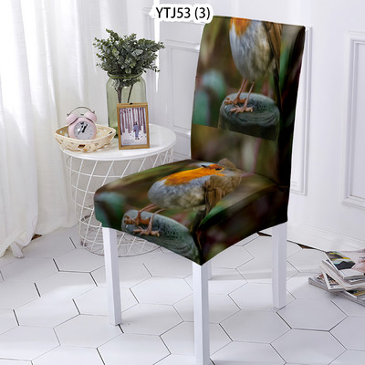 Jastuci za stolice u životinjskom stilu, rastezljive navlake za stolice Ocean, životinjski uzorak, navlake za stolice Navlake za stolice s printom pasa Home Stuhlbezug