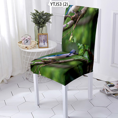 Jastuci za stolice u životinjskom stilu, rastezljive navlake za stolice Ocean, životinjski uzorak, navlake za stolice Navlake za stolice s printom pasa Home Stuhlbezug