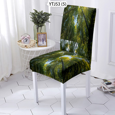 Jastuci za stolice u životinjskom stilu, rastezljive navlake za stolice Ocean, životinjski uzorak, navlake za stolice Navlake za stolice s printom pasa Home Stuhlbezug