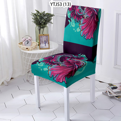 Jastuci za stolice u životinjskom stilu, rastezljive navlake za stolice Ocean, životinjski uzorak, navlake za stolice Navlake za stolice s printom pasa Home Stuhlbezug