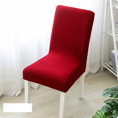 1 gab ēdamistabas krēsla pārvalks mājas ēdamistabai Spandex Sretch Elastica biezi krēslu sēdekļu pārvalki Mīksts futrālis krēsla virtuves vakariņām
