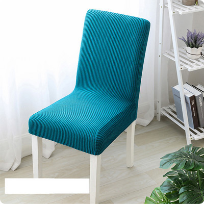 1 gab ēdamistabas krēsla pārvalks mājas ēdamistabai Spandex Sretch Elastica biezi krēslu sēdekļu pārvalki Mīksts futrālis krēsla virtuves vakariņām