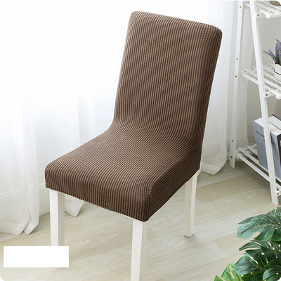 1 gab ēdamistabas krēsla pārvalks mājas ēdamistabai Spandex Sretch Elastica biezi krēslu sēdekļu pārvalki Mīksts futrālis krēsla virtuves vakariņām