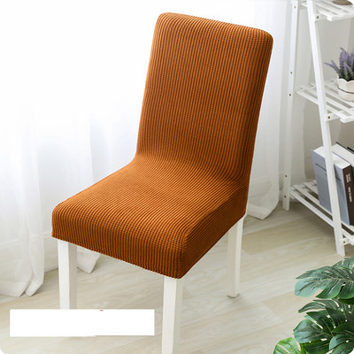 1 gab ēdamistabas krēsla pārvalks mājas ēdamistabai Spandex Sretch Elastica biezi krēslu sēdekļu pārvalki Mīksts futrālis krēsla virtuves vakariņām
