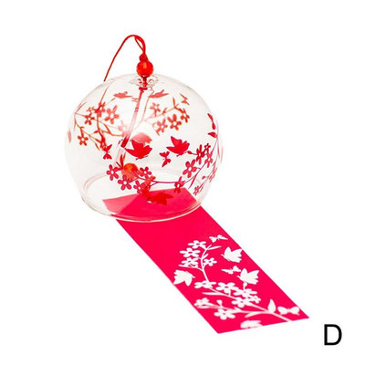 2021. gada jauns vēja zvans, stikls, japāņu stila rotājumi, mājas dekori, stikla dekori, virtuves mājas, roku darbs, rotājumi, biroja mēbeles, W8y7