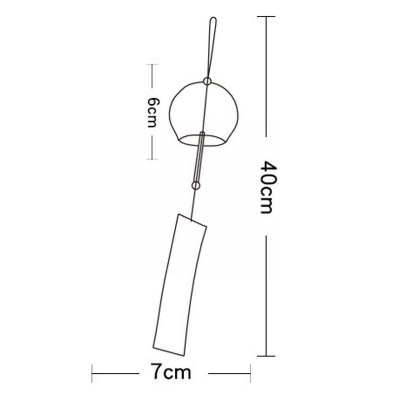 2021. gada jauns vēja zvans, stikls, japāņu stila rotājumi, mājas dekori, stikla dekori, virtuves mājas, roku darbs, rotājumi, biroja mēbeles, W8y7