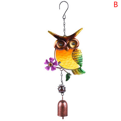 1 buc. Clopoței de vânt din metal vopsit pentru agățat colibri, decorare pentru cameră de înaltă calitate, practică, delicată, durabilă