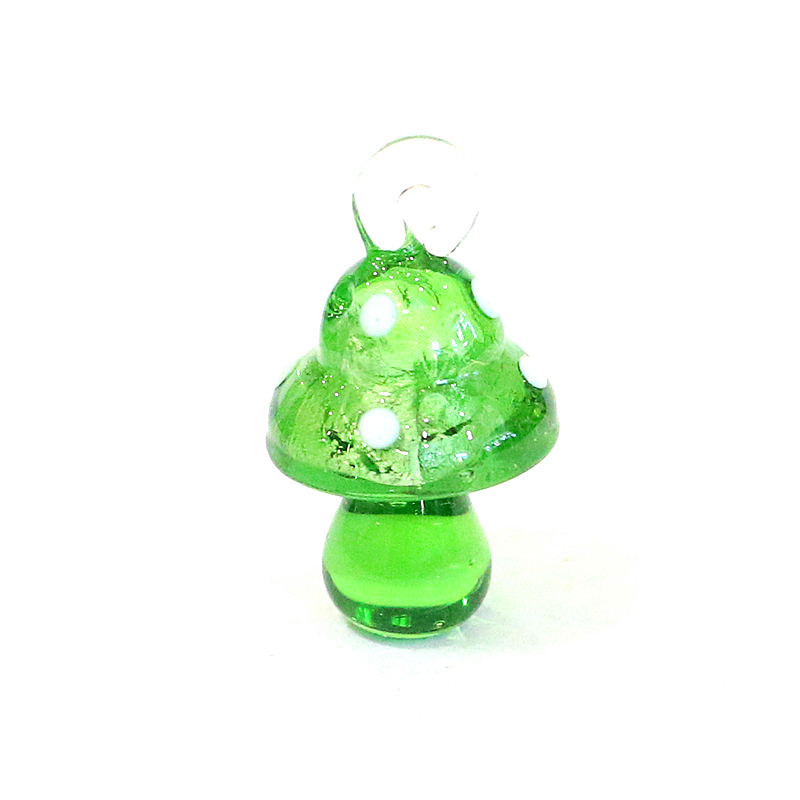 2 tk armsad hõbedast fooliumist käsitöö seenevõlusid, klaasist ripatsid, naiste isetehtud ehted kaelakee jaoks, käevõru, kõrvarõngaste valmistamise tarvikud