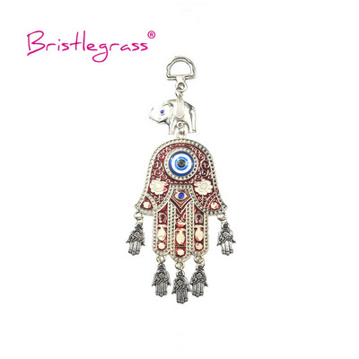 BISTLEGRASS Turkish Blue Evil Eye Hamsa rokas amuleti Laimes piekariņi pie sienas piekaramie kuloni Svārsta svētība aizsardzība Mājas dekors