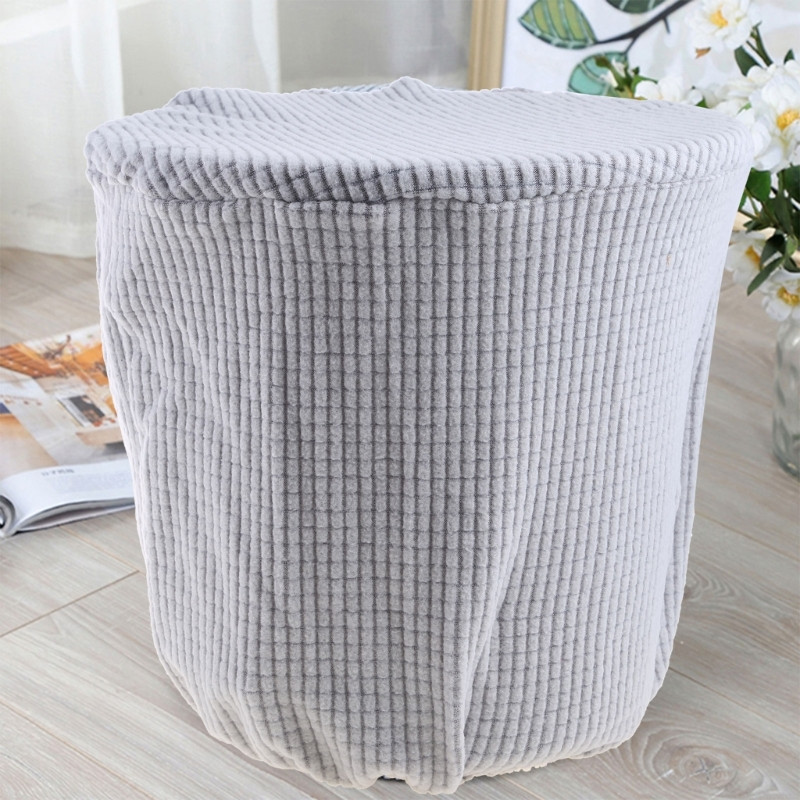 Apvalus osmanų užvalkalas vaflinis žakardo aksominis pėdų užvalkalas elastinga apsauga