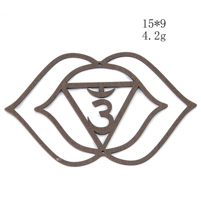 Drveni geometrijski lotos na zidu Viseći Yoga Mandala Uzorak Meditacija Iscjeljivanje Wellness Muzej Mural Zidni ukras doma