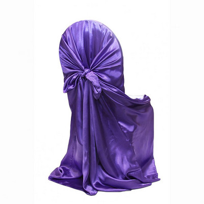 Skaists krēsla aizsargs, satīna krēsla pārvalks, noņemams ar svārkiem aizmuguri, krēsla pārvalks, aizsargs