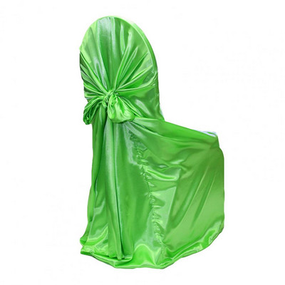 Skaists krēsla aizsargs, satīna krēsla pārvalks, noņemams ar svārkiem aizmuguri, krēsla pārvalks, aizsargs