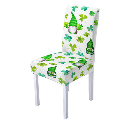 3D Flower Gnomes Print krēsla pārvalks ēdamistabas spandeksa krēslu pārvalki ar augstu atzveltni viesistabas ballīšu mājas dekorēšanai