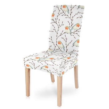 spandex ελαστικό λουλουδάτο κάλυμμα καρέκλας πουλιού για τραπεζαρία πλήρως τυλιγμένο κάλυμμα καρέκλας γάμου καρέκλες δεξιώσεων ξενοδοχείου housse de chaise
