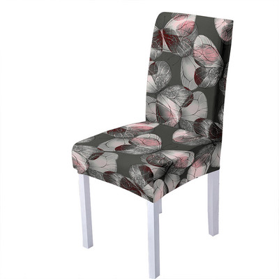 Pretty Flower Print Ελαστικό κάλυμμα καρέκλας Spandex Slipcover καρέκλας Strech σκαμπό κουζίνας Καλύμματα καθισμάτων Home Hotel Decoration Decoration