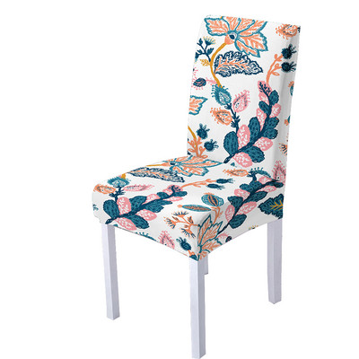 Κάλυμμα καρέκλας Butterfly Spandex για τραπεζαρία Τρισδιάστατη φλοράλ στάμπα Καρέκλες Καλύμματα Ψηλή πλάτη για Διακόσμηση σπιτιού για πάρτι σαλονιού
