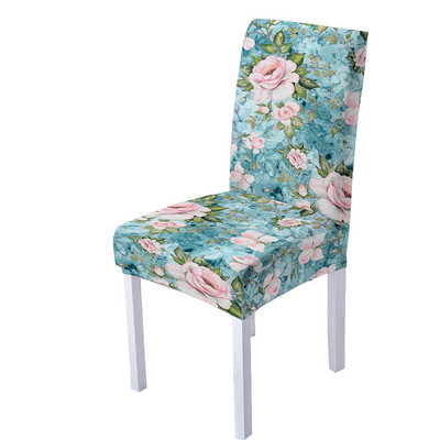 Κάλυμμα καρέκλας Butterfly Spandex για τραπεζαρία Τρισδιάστατη φλοράλ στάμπα Καρέκλες Καλύμματα Ψηλή πλάτη για Διακόσμηση σπιτιού για πάρτι σαλονιού