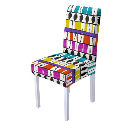 Bohēmijas mandalas spandeksa krēslu pārvalks ēdamistabai Etniskie krēslu pārvalki ar augstu atzveltni viesistabas ballīšu mājas dekorēšanai