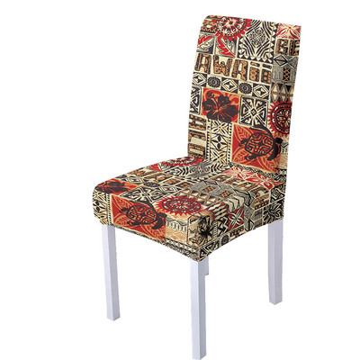 Bohēmijas mandalas spandeksa krēslu pārvalks ēdamistabai Etniskie krēslu pārvalki ar augstu atzveltni viesistabas ballīšu mājas dekorēšanai