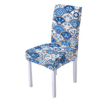 Bohēmijas mandalas spandeksa krēslu pārvalks ēdamistabai Etniskie krēslu pārvalki ar augstu atzveltni viesistabas ballīšu mājas dekorēšanai