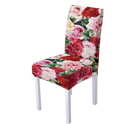 Butterfly spandeksa krēsla pārvalks ēdamistabas 3D ziedu apdrukas krēslu pārvalki ar augstu atzveltni viesistabas ballīšu mājas dekorēšanai