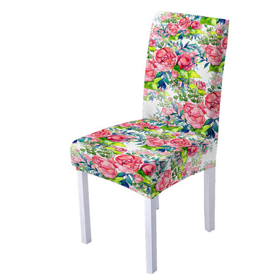 Butterfly spandeksa krēsla pārvalks ēdamistabas 3D ziedu apdrukas krēslu pārvalki ar augstu atzveltni viesistabas ballīšu mājas dekorēšanai