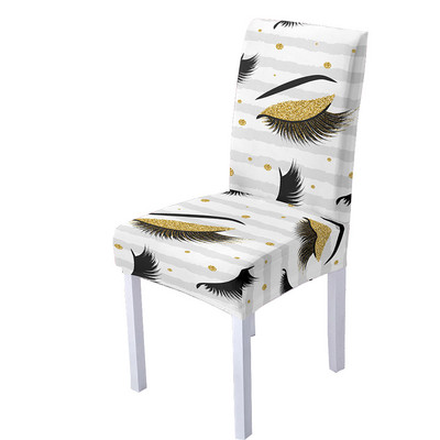 Aplauzuma otu apdruka Spandeksa krēsla pārvalks ēdamistabas pulvera istabas krēslu pārvalki ar augstu atzveltni viesistabas ballīšu dekorēšanai