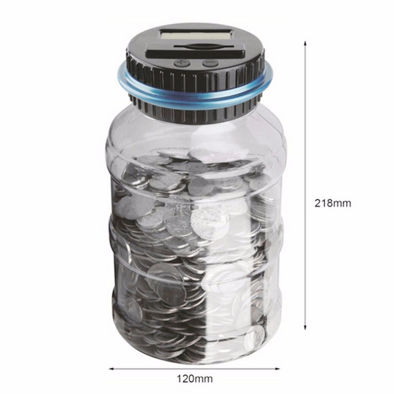 Φορητή οθόνη LCD Ηλεκτρονική τράπεζα νομισμάτων που μετρά Piggy Δύο τύποι έξυπνων υπολογιστών και αποθήκευσης παιδικά παιχνίδια