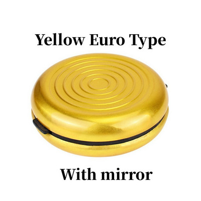 Apvalus USD/Euro monetų dalytuvas monetų laikymo piniginės piniginės laikikliai laikymo dėžutė aliuminio lydinio plastiko monetų piniginės piniginės laikikliai
