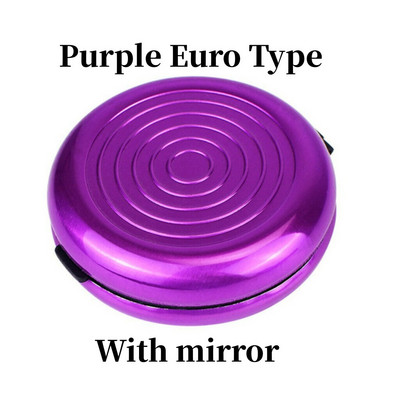 Apvalus USD/Euro monetų dalytuvas monetų laikymo piniginės piniginės laikikliai laikymo dėžutė aliuminio lydinio plastiko monetų piniginės piniginės laikikliai