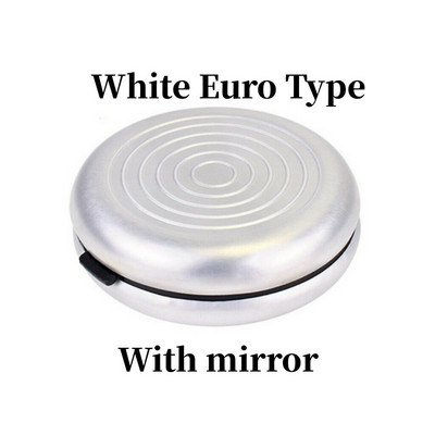 Apvalus USD/Euro monetų dalytuvas monetų laikymo piniginės piniginės laikikliai laikymo dėžutė aliuminio lydinio plastiko monetų piniginės piniginės laikikliai