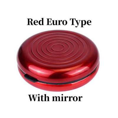 Apvalus USD/Euro monetų dalytuvas monetų laikymo piniginės piniginės laikikliai laikymo dėžutė aliuminio lydinio plastiko monetų piniginės piniginės laikikliai