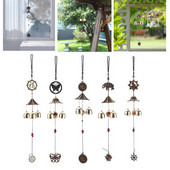 Ρετρό Wind Chime Yard Garden Κινεζική ανατολίτικη τυχερή μεταλλική κρεμαστή καμπάνες ανέμου Διακοσμητικά μπαλκονιού Τουριστική διακόσμηση
