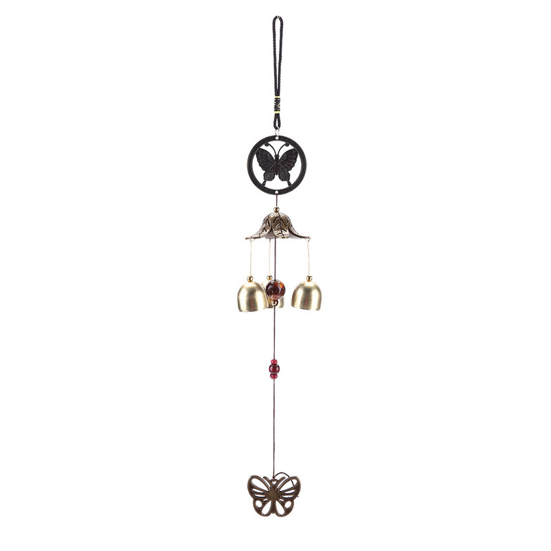 Ρετρό Wind Chime Yard Garden Κινεζική ανατολίτικη τυχερή μεταλλική κρεμαστή καμπάνες ανέμου Διακοσμητικά μπαλκονιού Τουριστική διακόσμηση