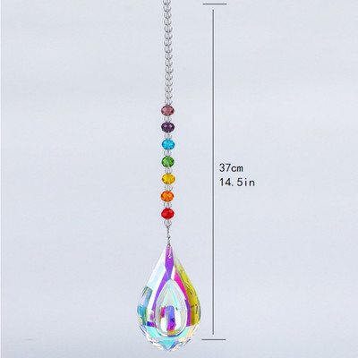 Crystal Tree of Life Catchers Crystals Ball Privjesak Rainbow Maker Viseći Suncatcher Ukras za prozor Dekoracija kućnog vrta