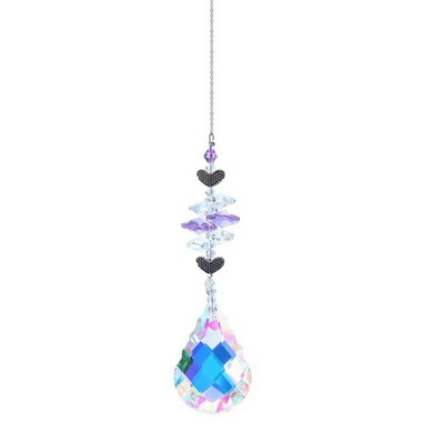 Crystal Tree of Life Catchers Crystals Ball Privjesak Rainbow Maker Viseći Suncatcher Ukras za prozor Dekoracija kućnog vrta