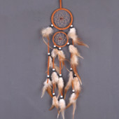 Vintage διακόσμηση σπιτιού Retro Feather Dream Catcher Κυκλικά Φτερά Κρεμαστά στον τοίχο Dream Catchers Διακόσμηση για αυτοκίνητο