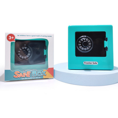 Crtani bankomat Mini sef Piggy Deposit Bank Code Banka kućni ukrasi Kutija za gotovinu Kovanice Štednja Pohrana Dječji rođendanski dar