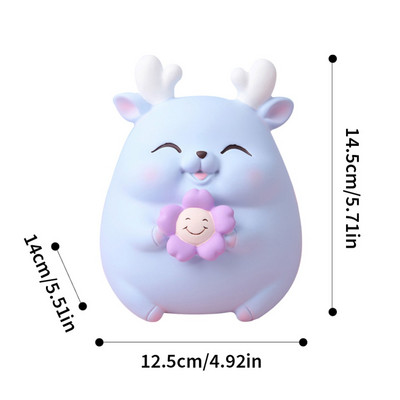 Crtana slatka kasica u obliku krave Kutija za novac Plastični novčić za privlačenje novca Kovanice u staklenkama Kutija za novac Poklon za dijete