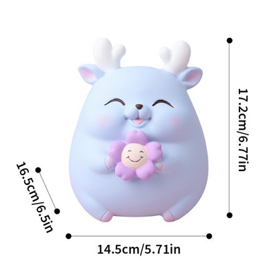 Crtana slatka kasica u obliku krave Kutija za novac Plastični novčić za privlačenje novca Kovanice u staklenkama Kutija za novac Poklon za dijete