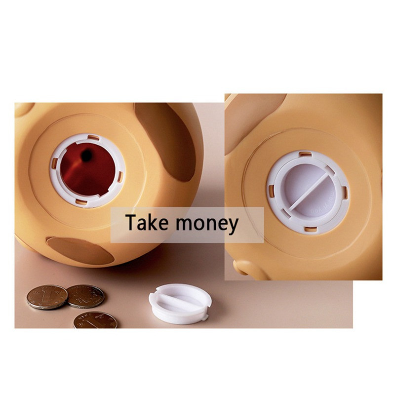 Crtana slatka kasica u obliku krave Kutija za novac Plastični novčić za privlačenje novca Kovanice u staklenkama Kutija za novac Poklon za dijete