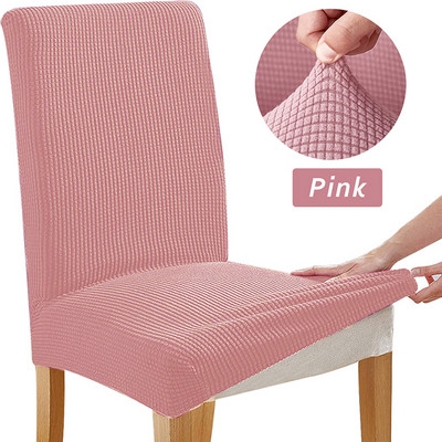 Žakarda krēsla pārvalks Universāla izmēra krēsla sēdekļa aizsargs Spandex elastīgs krēsla pārvalks biroja virtuves kāzu banketam 1 gab.
