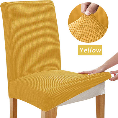 Žakarda krēsla pārvalks Universāla izmēra krēsla sēdekļa aizsargs Spandex elastīgs krēsla pārvalks biroja virtuves kāzu banketam 1 gab.
