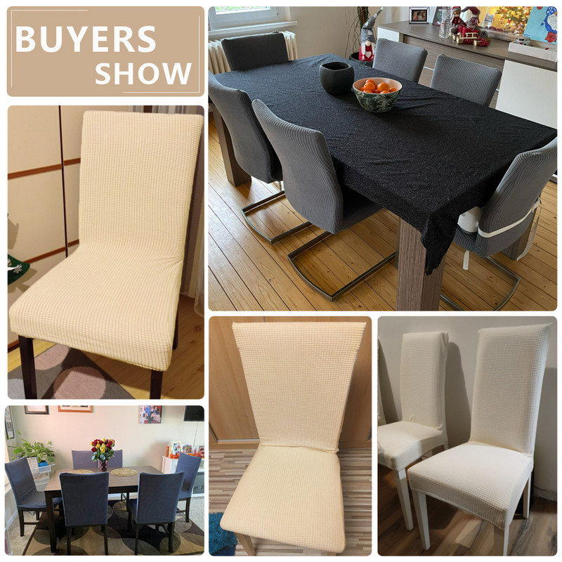 Žakarda krēsla pārvalks Universāla izmēra krēsla sēdekļa aizsargs Spandex elastīgs krēsla pārvalks biroja virtuves kāzu banketam 1 gab.