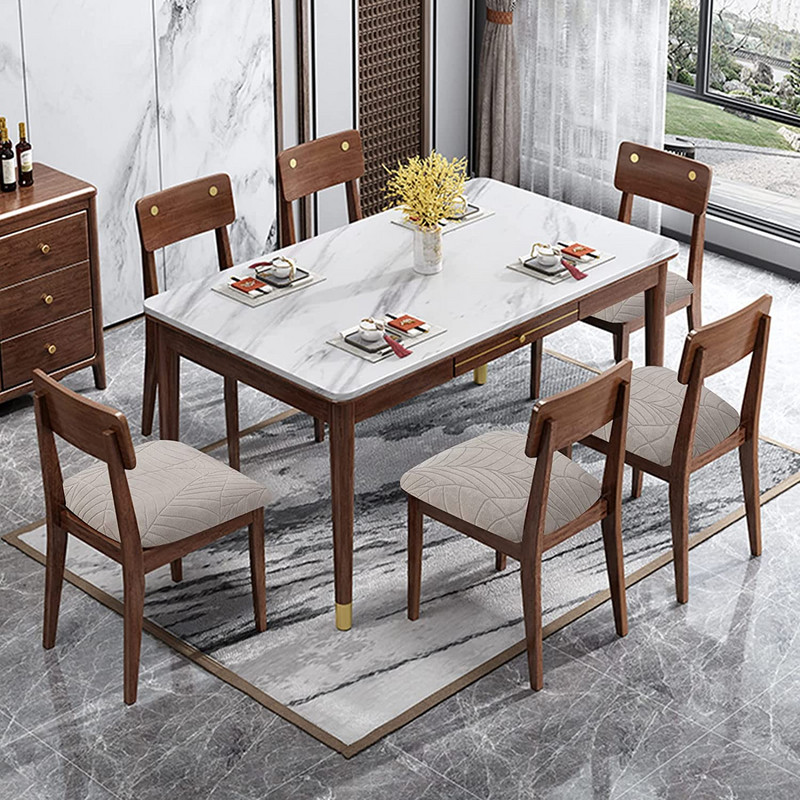 Huse pentru scaune elastice impermeabile pentru scaune pentru sufragerie huse de pernă elastică, detașabilă, lavabilă, pentru banchete, bucătărie 1BUC