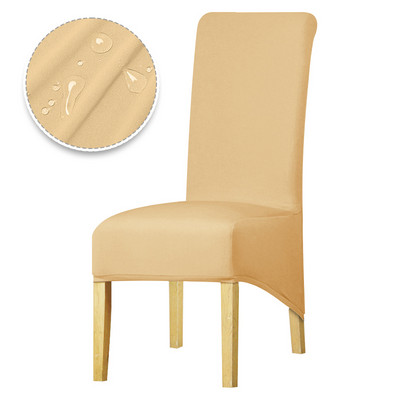 Vízálló székhuzat Stretch XL méretű hosszú háttámla székhuzatok üléshuzatok háttámlával esküvői ebédlői székek konyhába